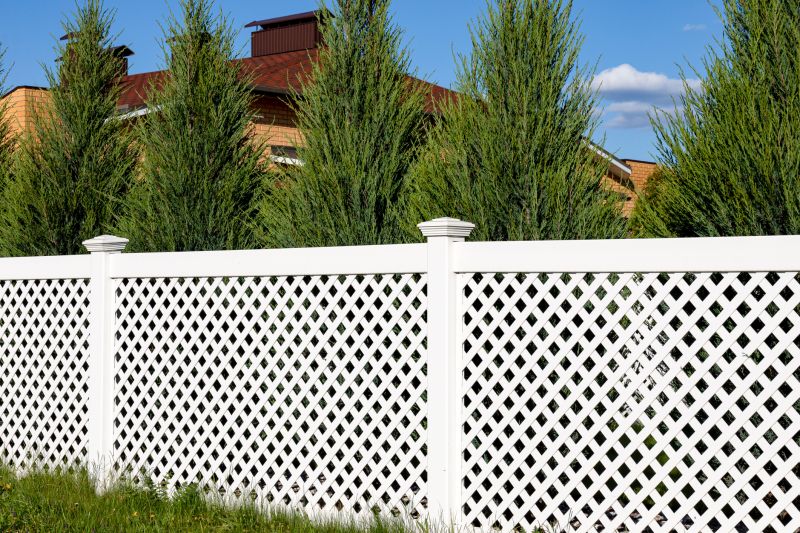 Vinyl Fence with Decorative Elements